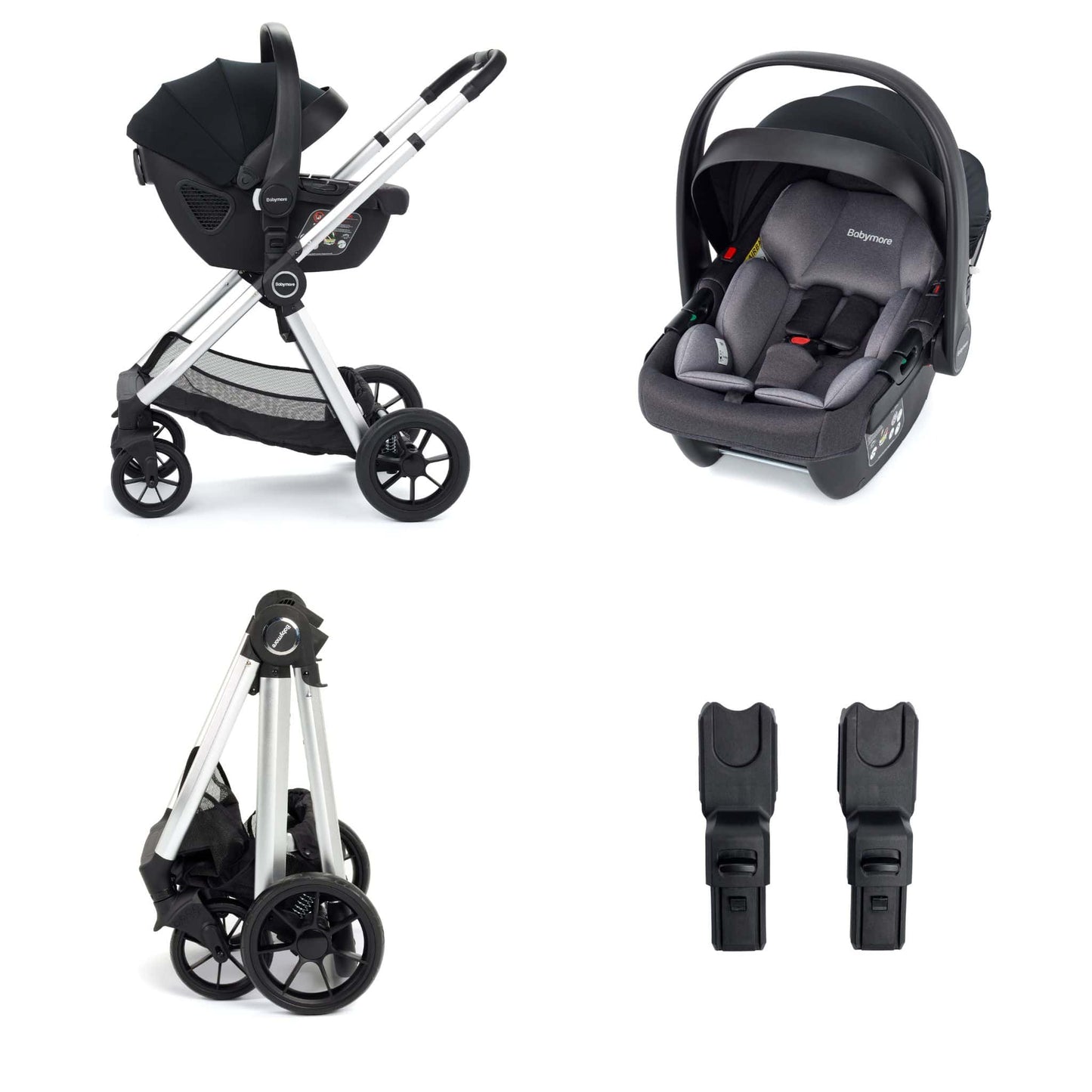 Babymore Mimi 3-in-1 Travel System - Coco i-Size Car Seat