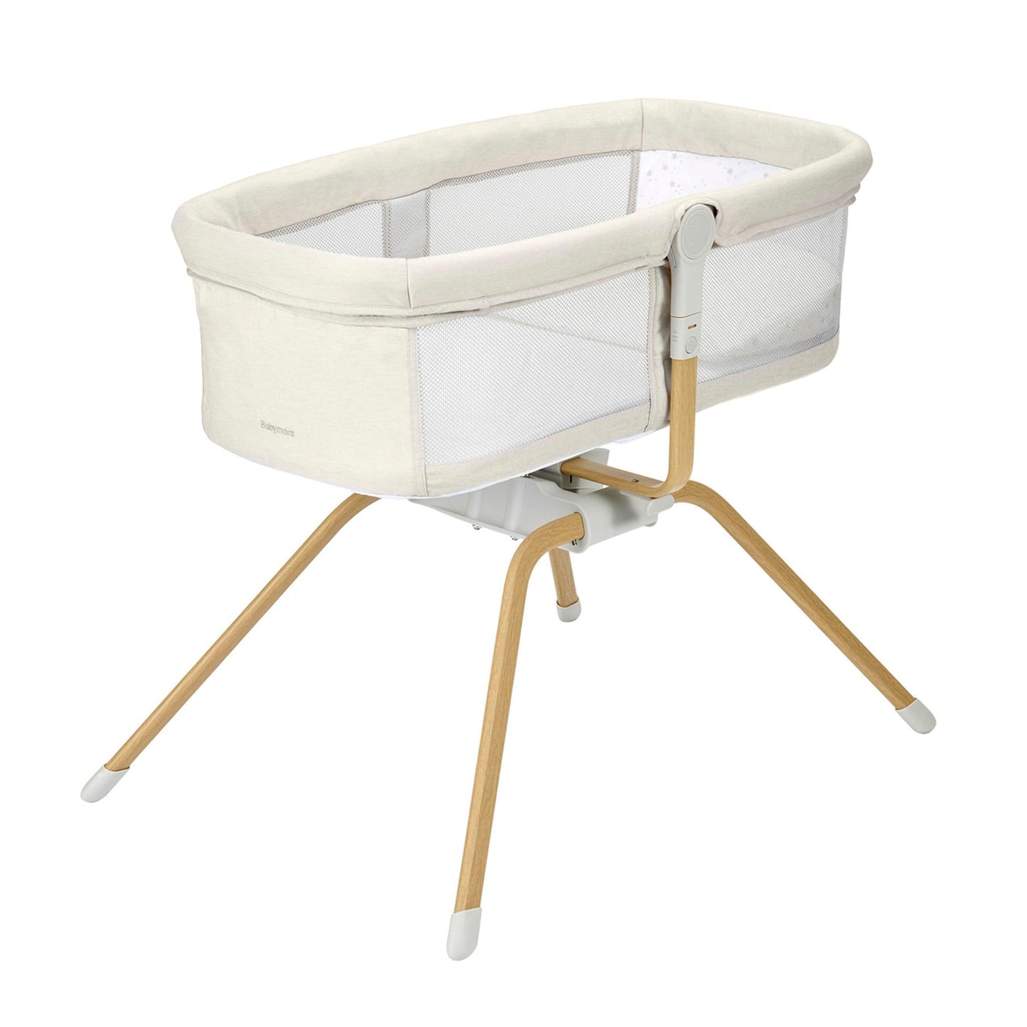 Babymore-Air-Motion-Crib-Cream-white-background-front