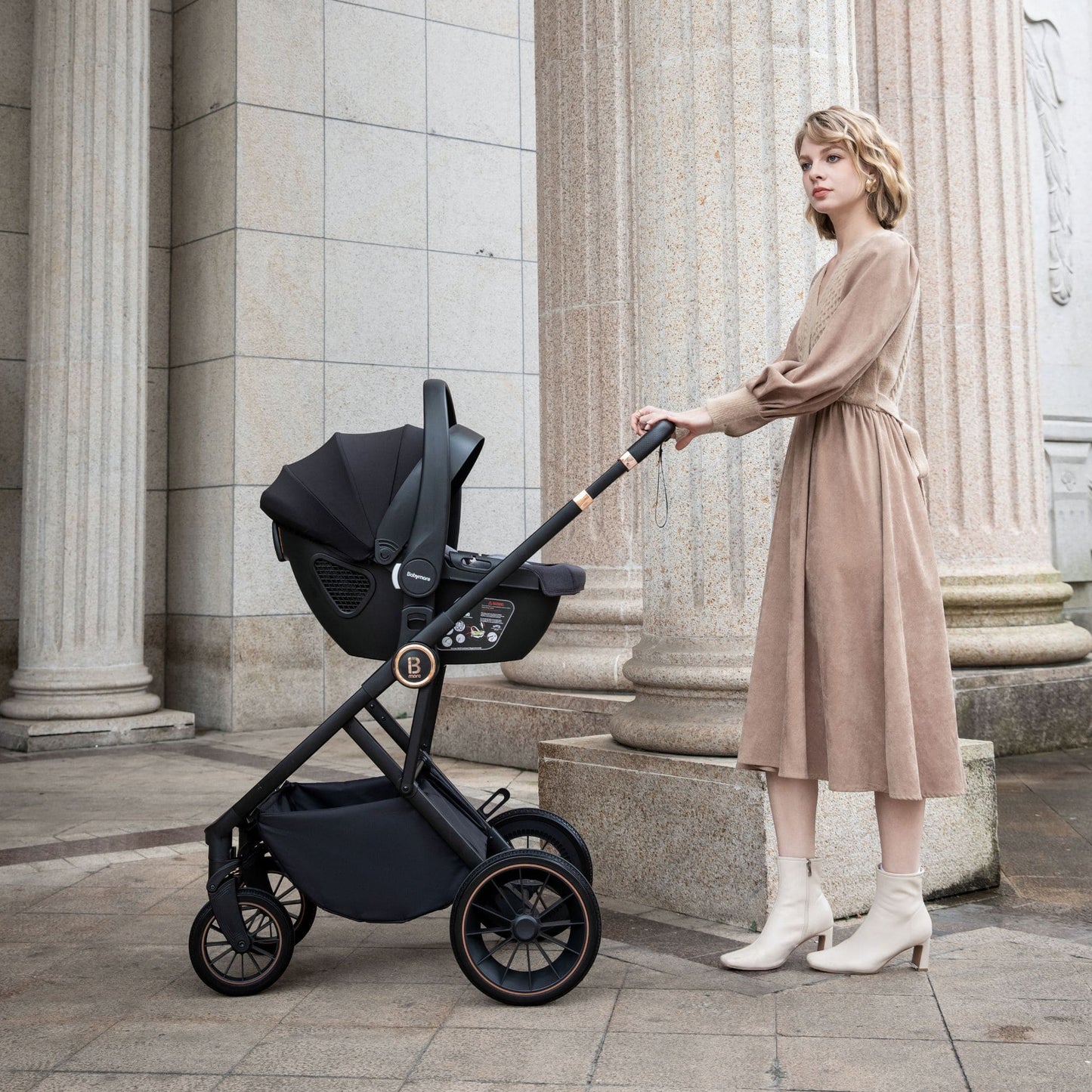 Babymore Chia 3-in-1 Travel System - Coco Car Seat