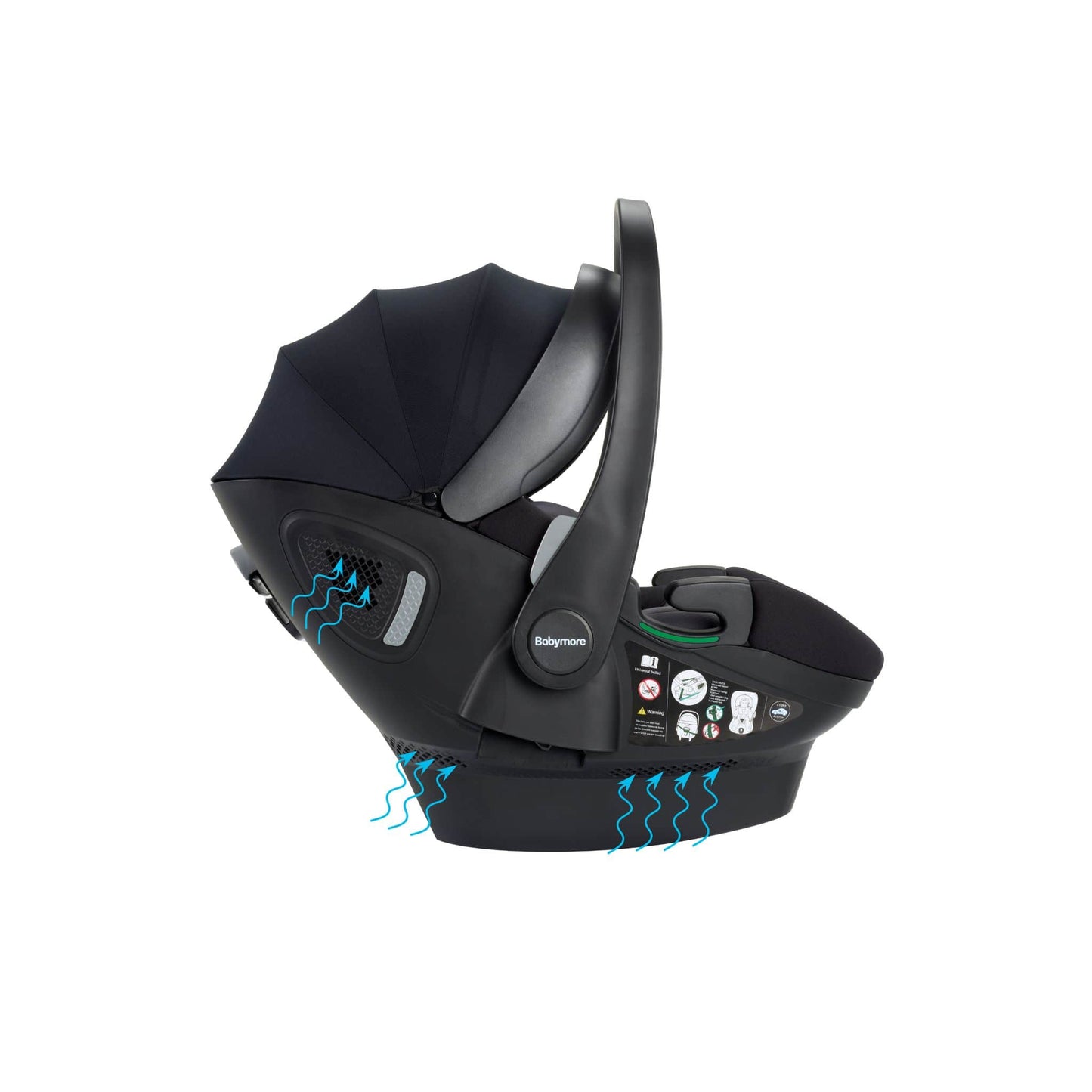 Babymore Chia 3-in-1 Travel System - Pecan Car Seat