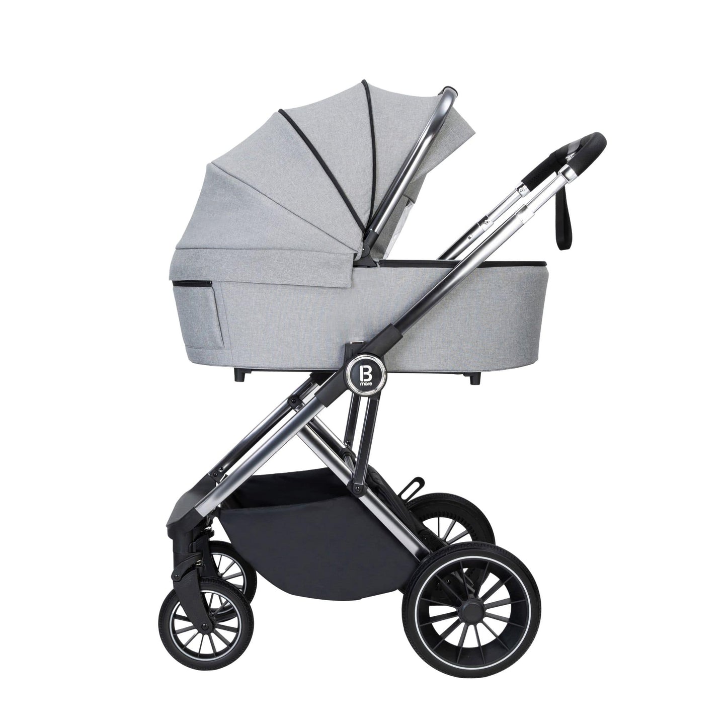 Babymore Chia 3-in-1 Travel System - Pecan Car Seat pearl grey