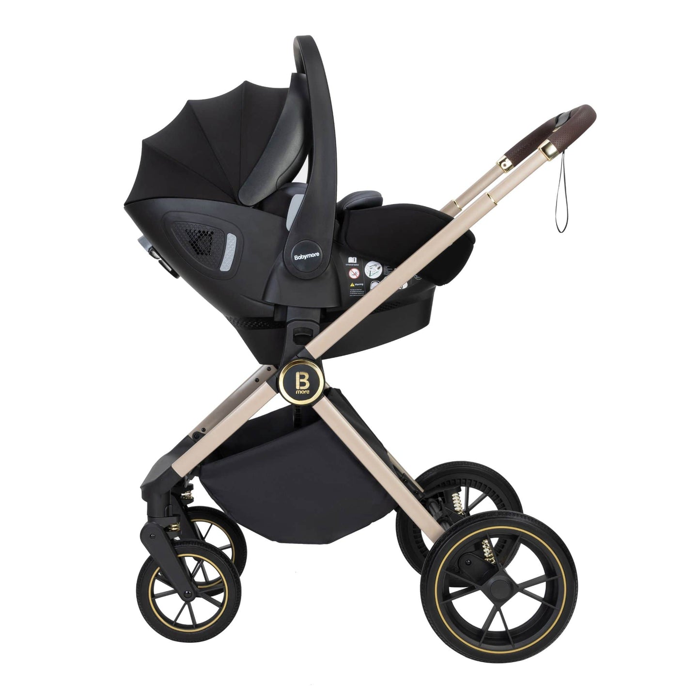 Babymore Kai 3-in-1 Travel System - Pecan Car Seat