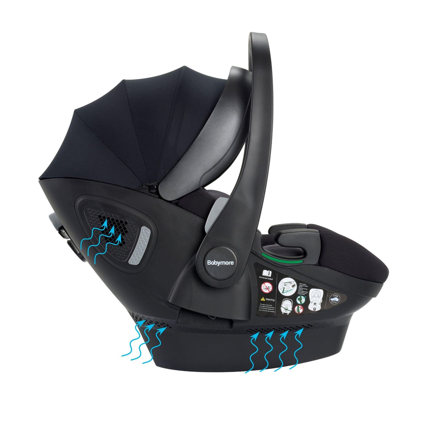 Babymore Kai 3-in-1 Travel System - Pecan Car Seat