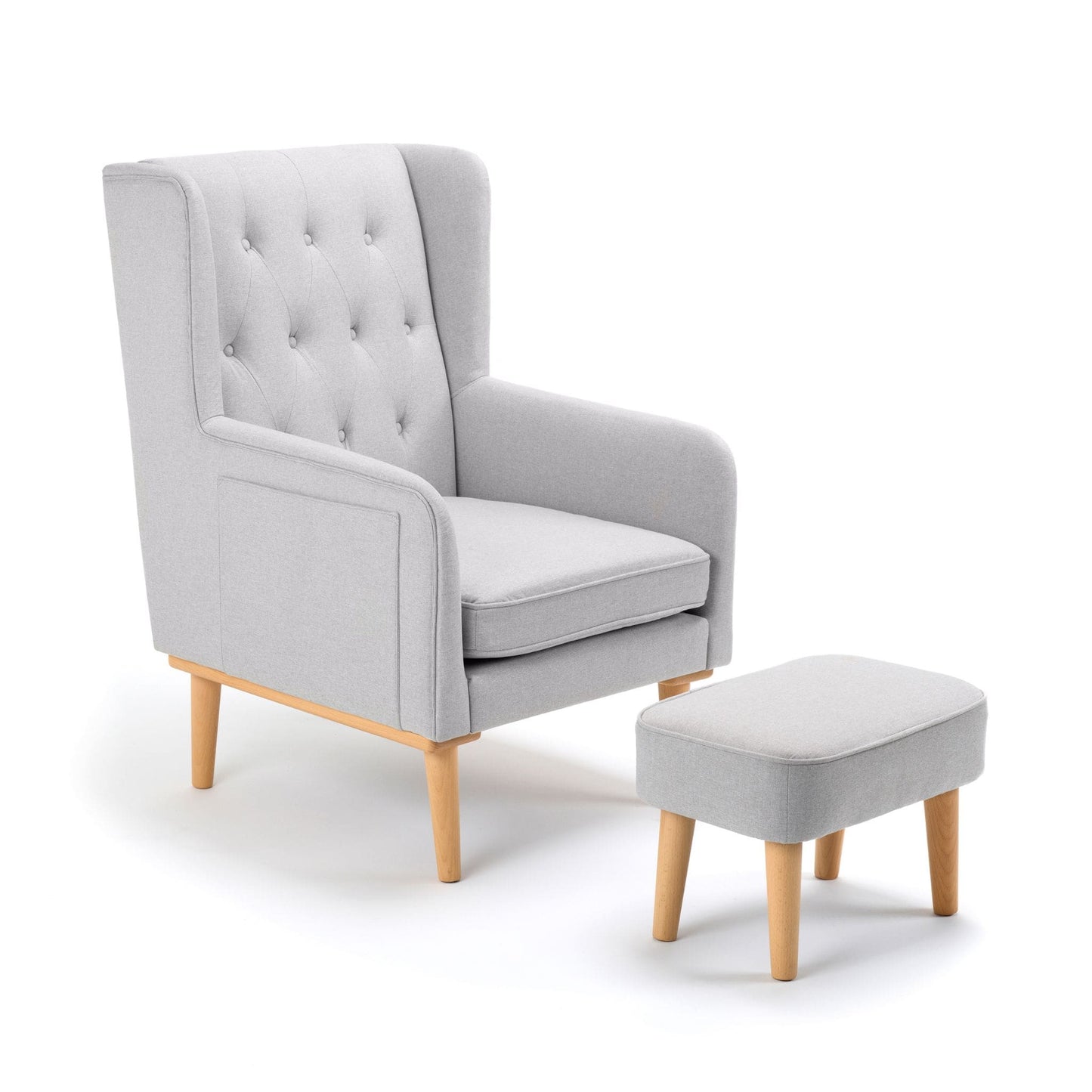 Babymore Lux Nursing Chair with footstool
