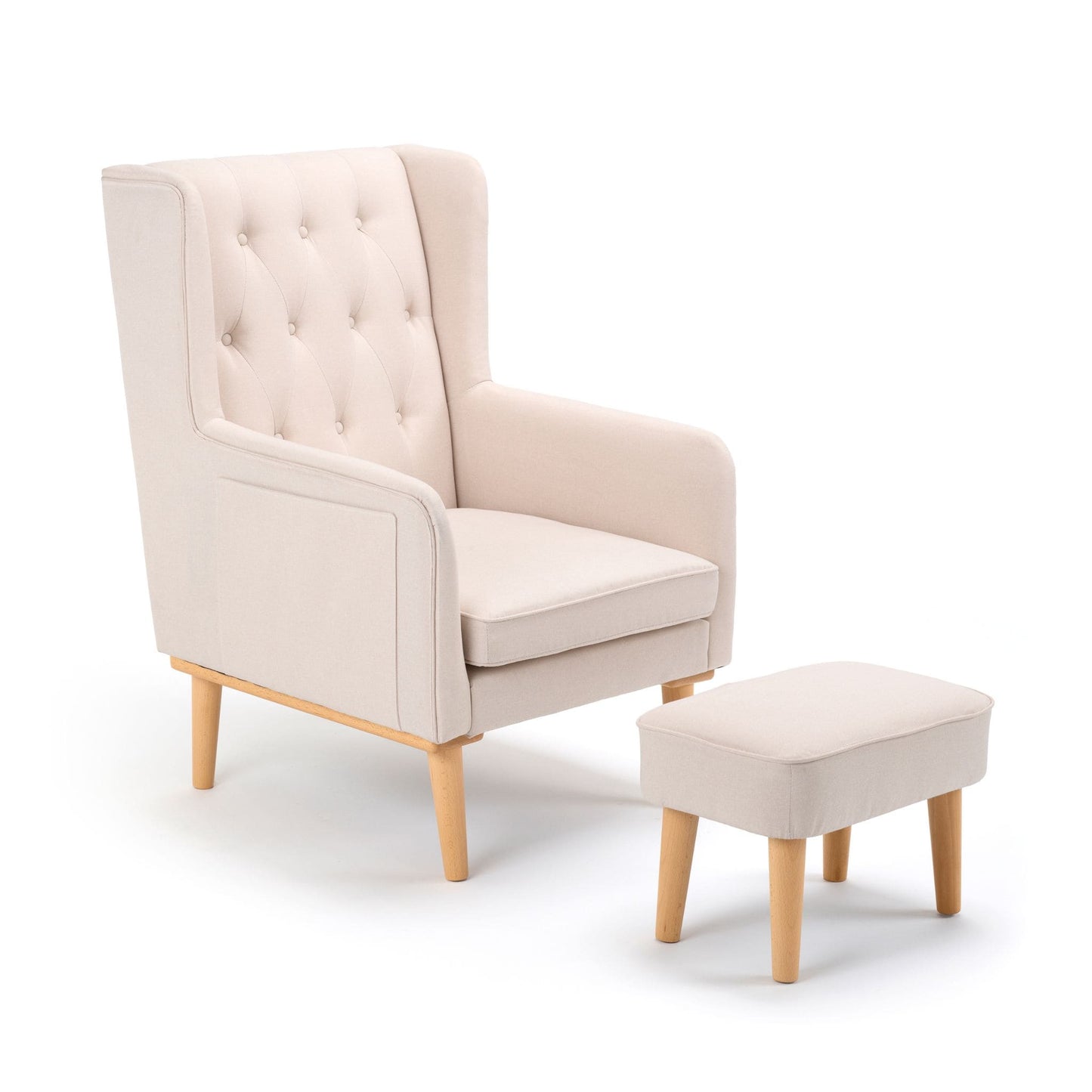 Babymore Lux Nursing Chair with footstool