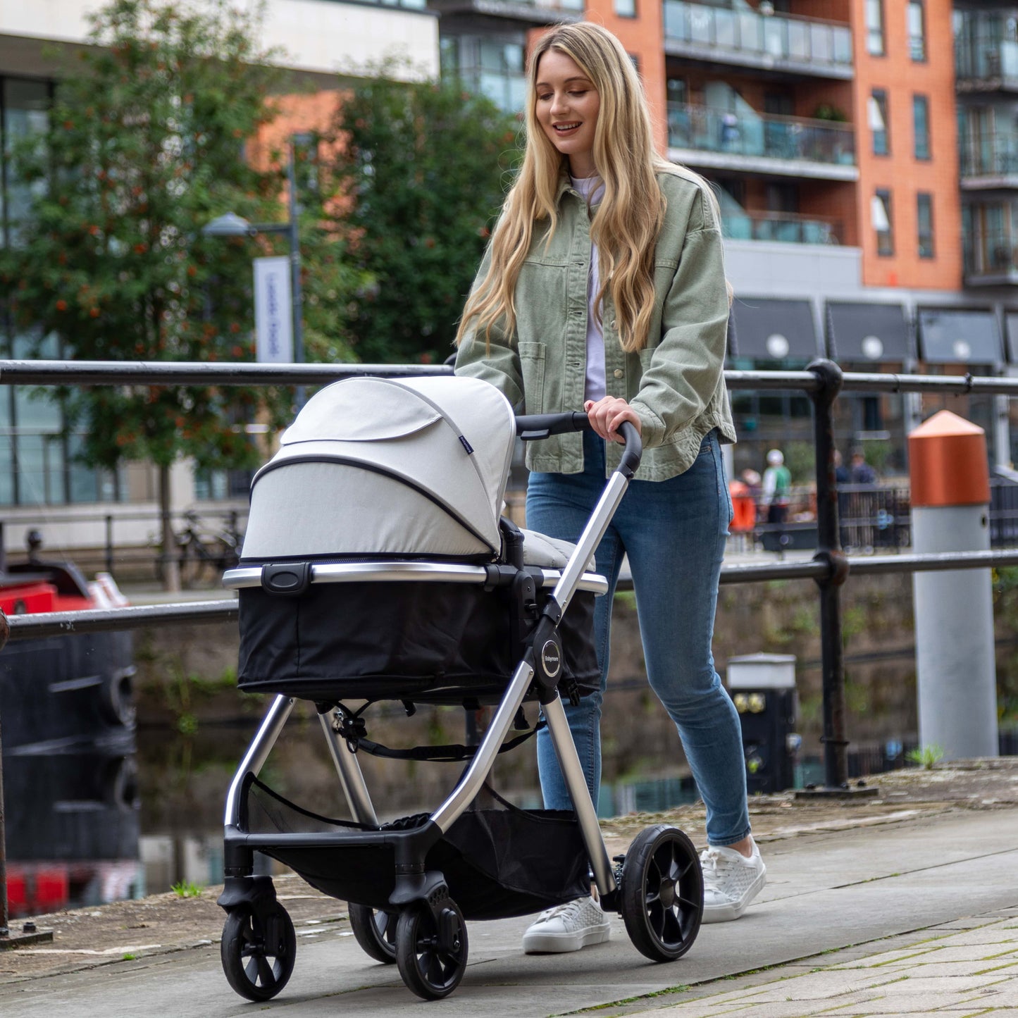 Babymore Mimi 3-in-1 Travel System - Coco i-Size Car Seat with ISOFIX base