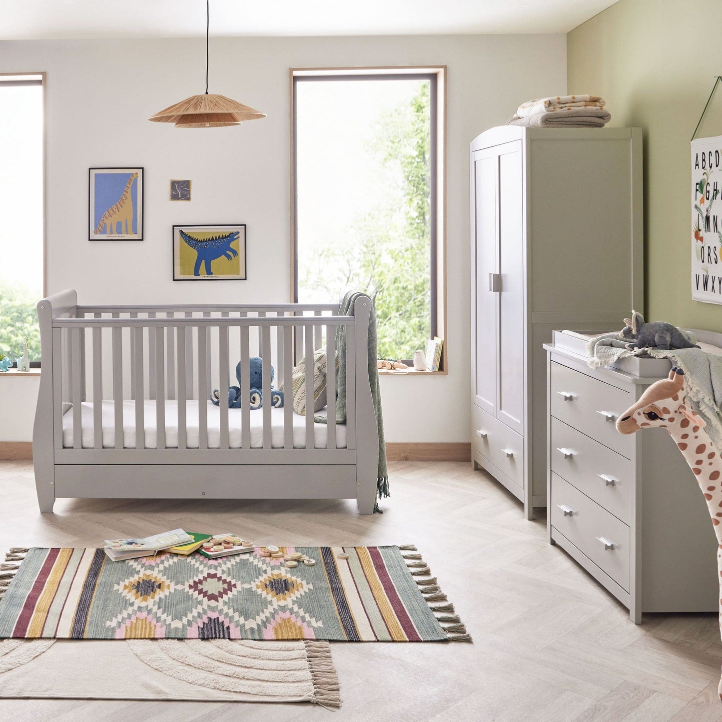 Babymore Stella 3 piece Nursery Furniture set