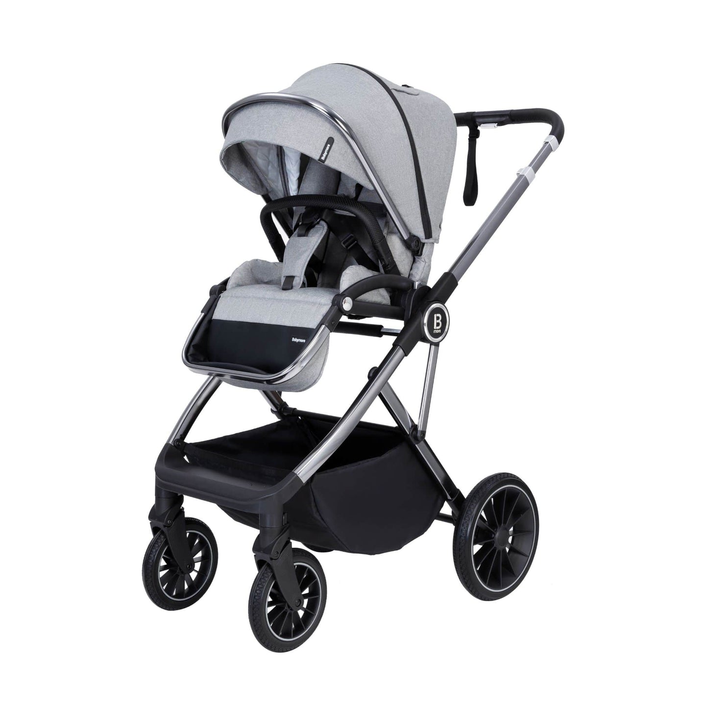 Babymore Chia 3-in-1 Travel System - Coco Car Seat pearl grey