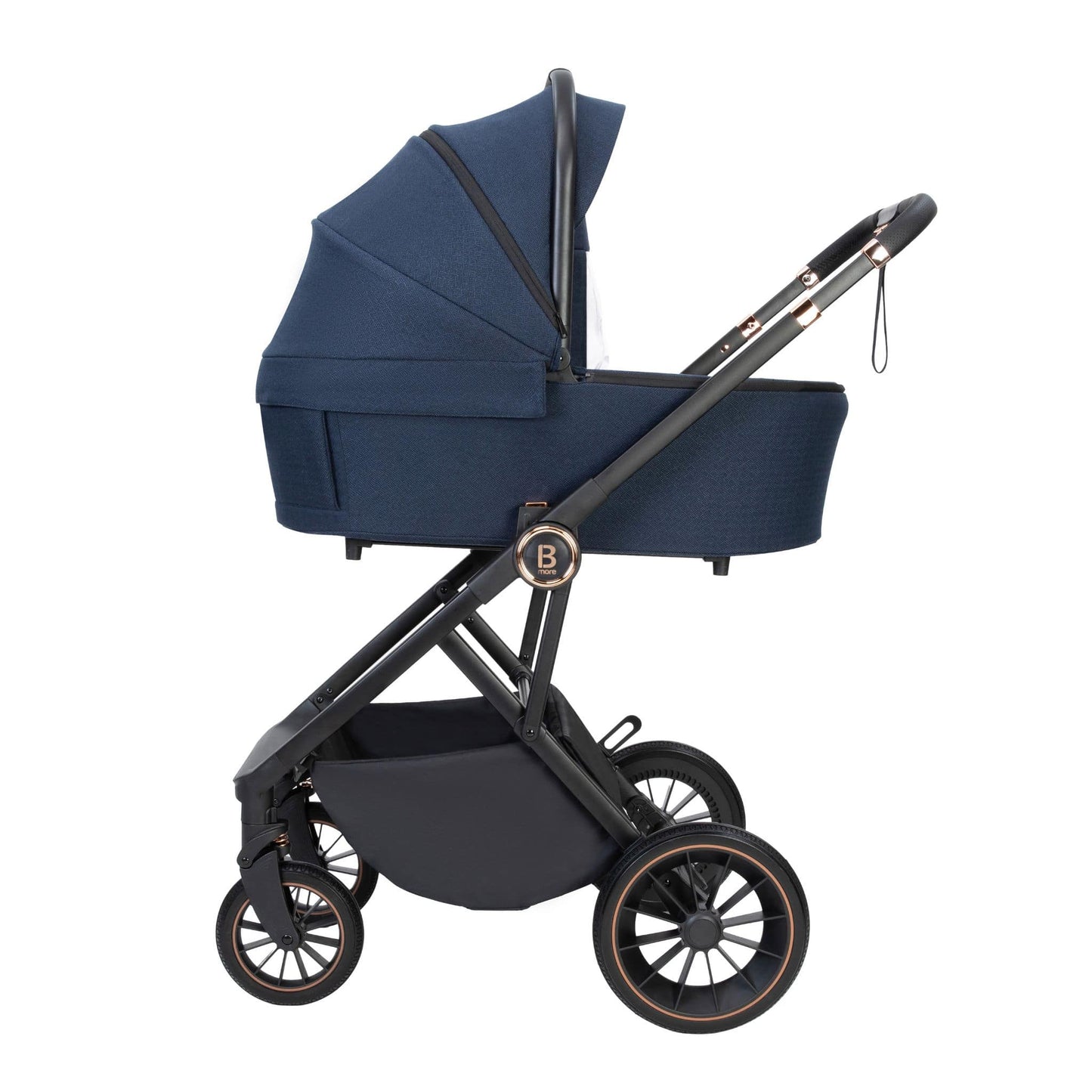 Babymore Chia 3-in-1 Travel System - Pecan Car Seat midnight blue