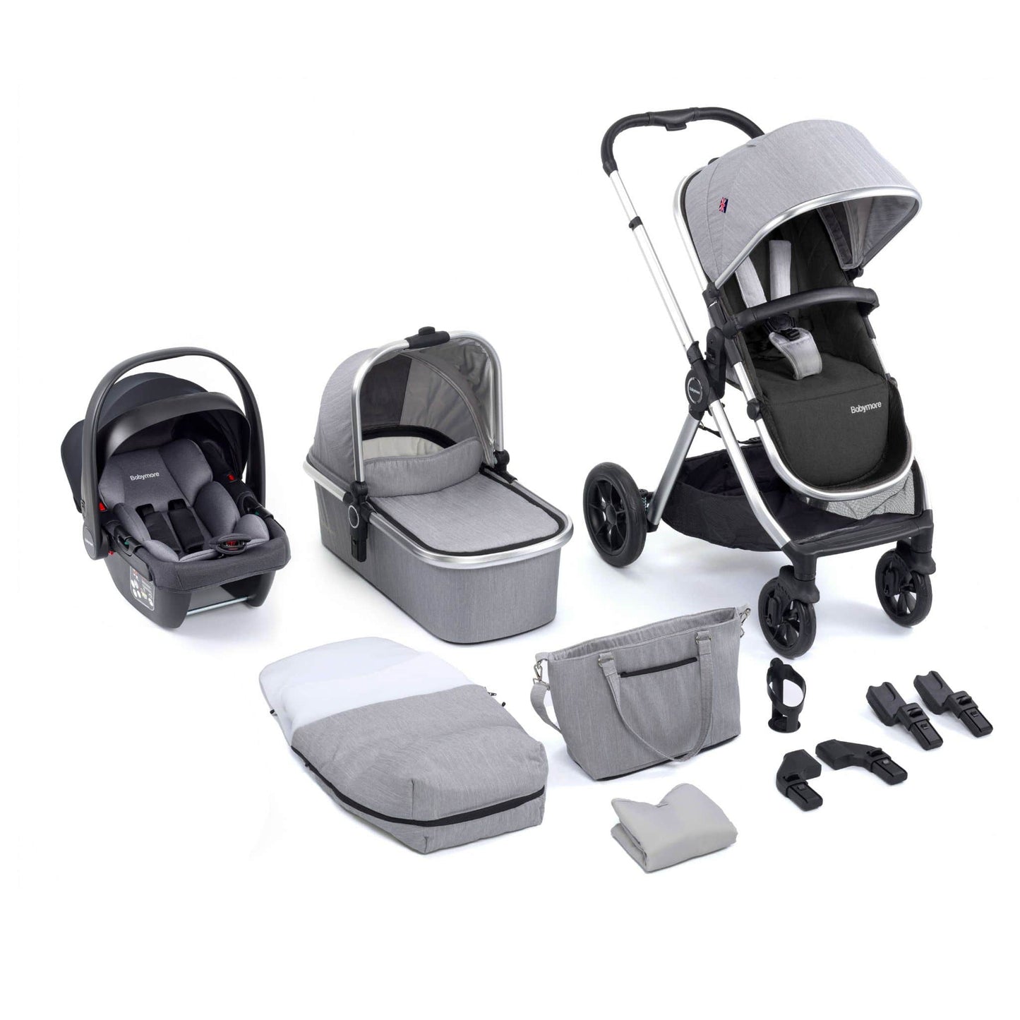 Babymore Memore V2 3-in-1 Travel System - Coco Car Seat no base