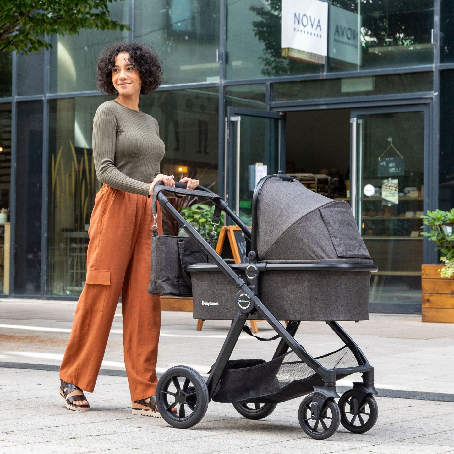 Babymore Memore V2 3-in-1 Travel System - Coco Car Seat black
