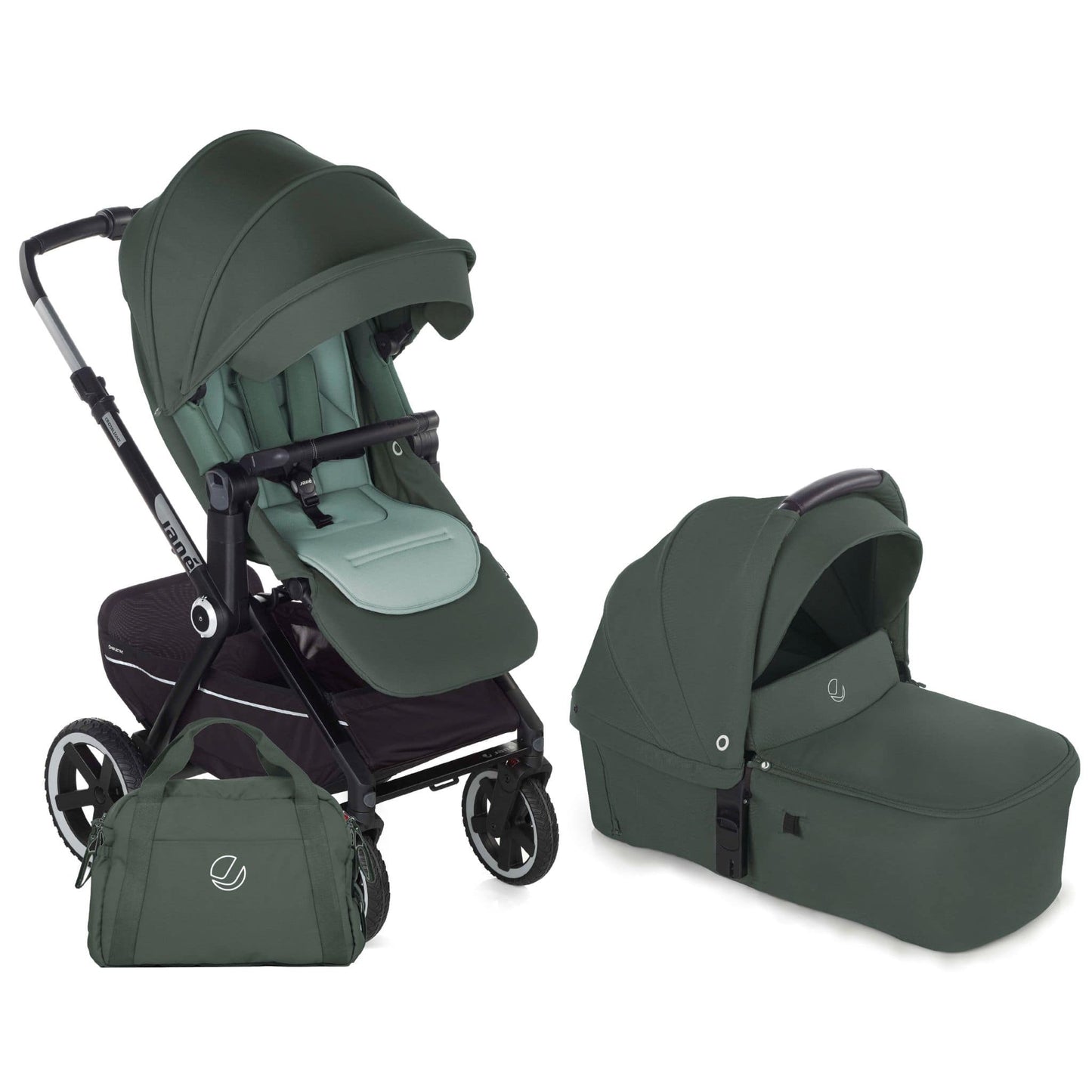 Jané Crosslight-3 + Sweet Carrycot 2-in-1 Travel System