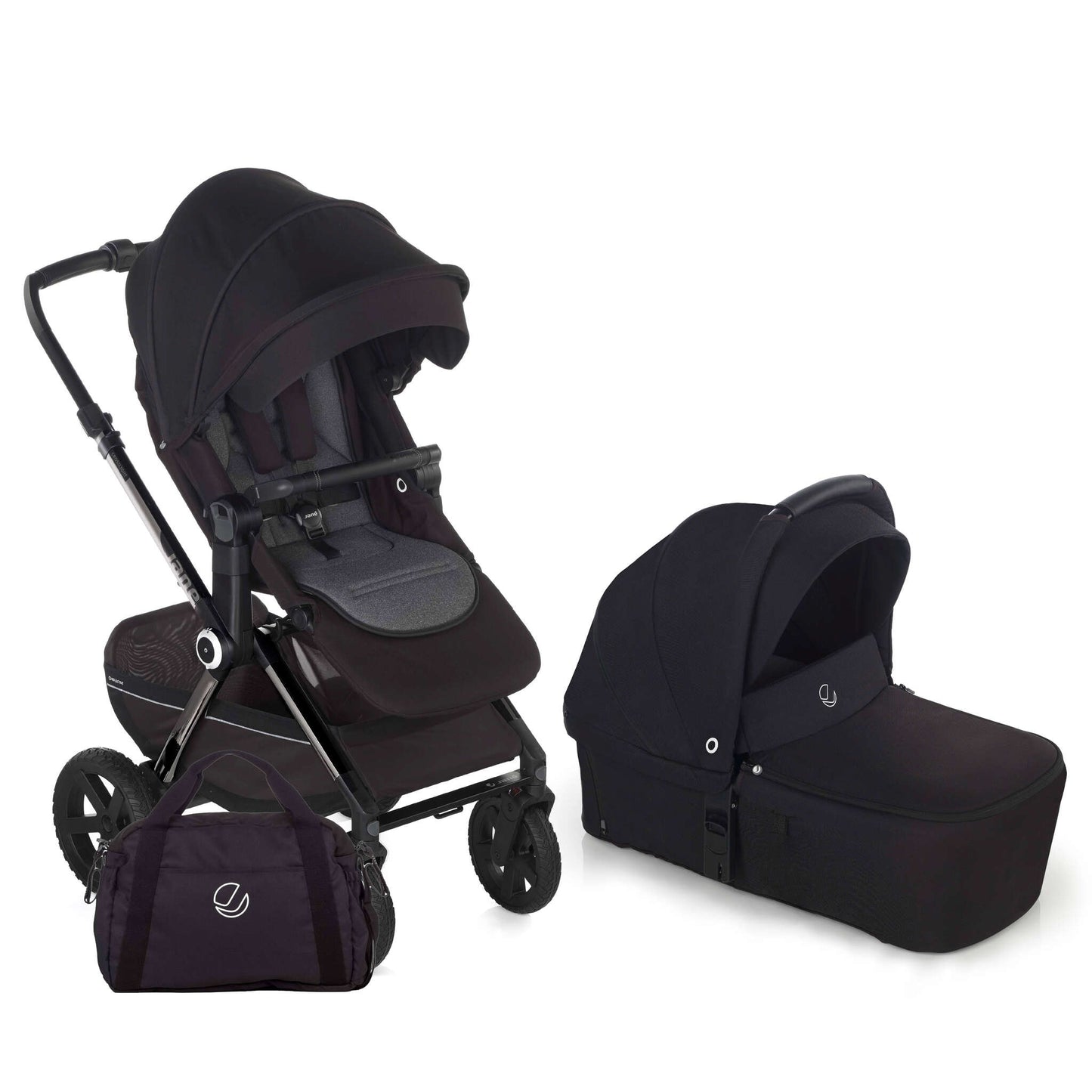Jané Crosslight-3 + Sweet Carrycot 2-in-1 Travel System