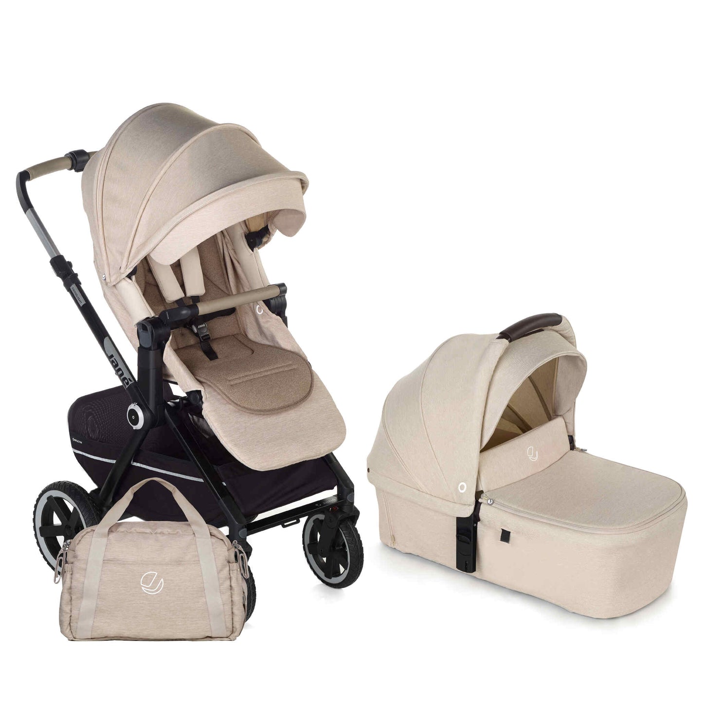 Jané Crosslight-3 + Sweet Carrycot 2-in-1 Travel System