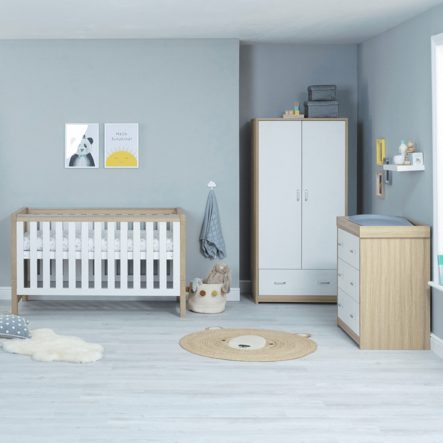 Luno-3-piece-nursery-set-without-drawer-on-cot-oak-white-includes-wardrobe-and-changer2