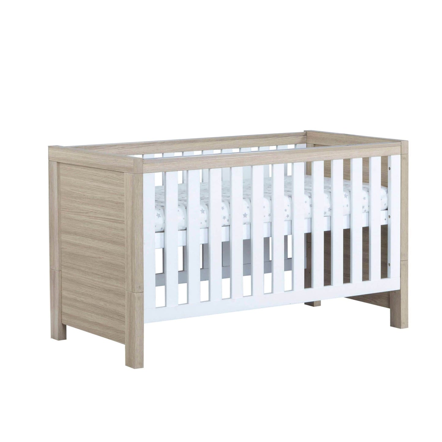 Babymore-Luno-Cot-Bed-oak-white-white-background-as-cot-side