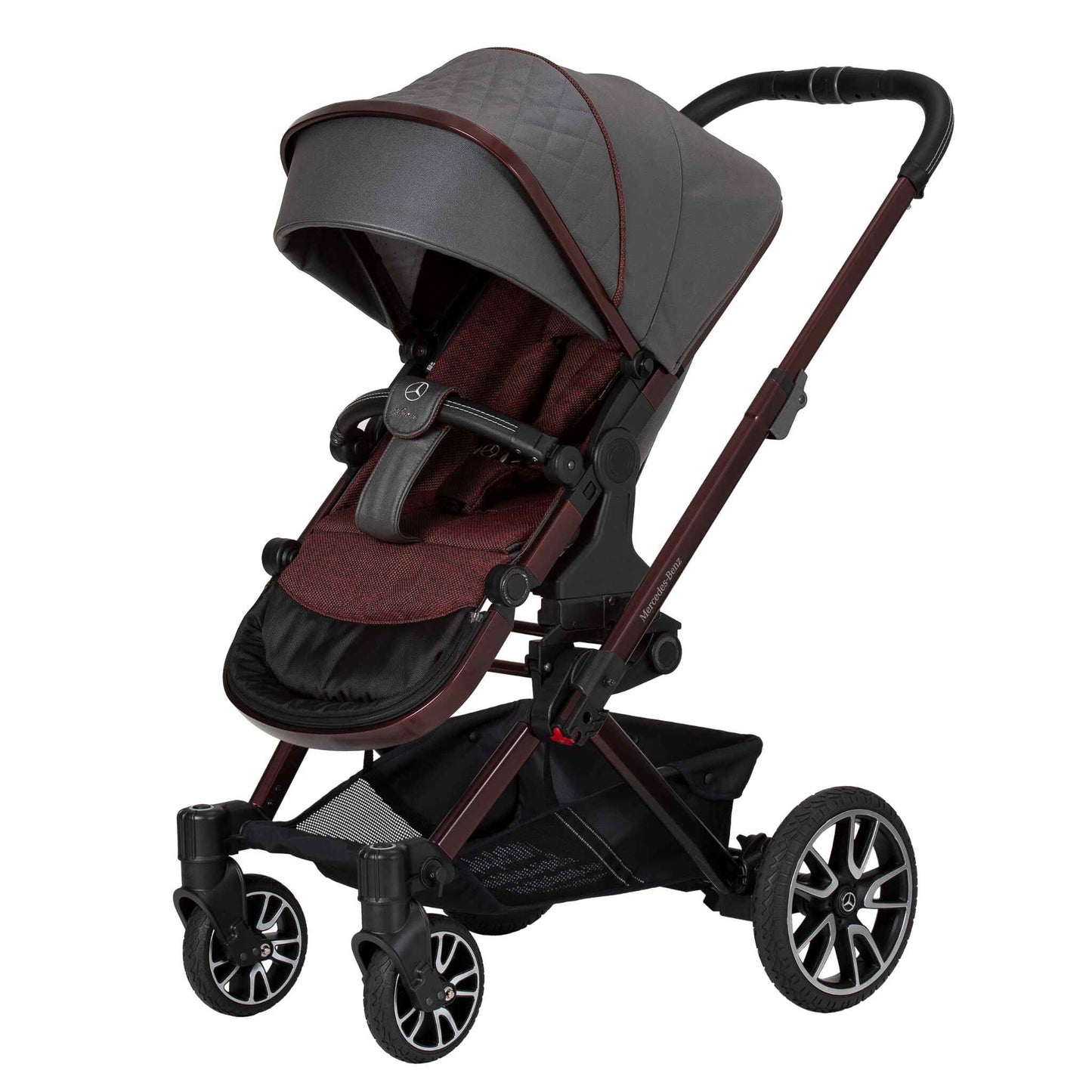 Mercedes-Avantgarde-Pushchair-Front-Tourmaline-with-contrasting-interior