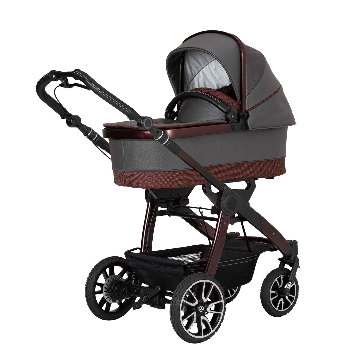 Mercedes-All-Terrain-GTR-2in1-pram-darkbrown-with-contrasting-interior-and-trim