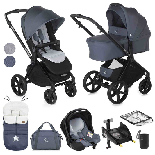 Jané Muum-4 + Sweet Carrycot+ Koos i-Size 3-in-1 Travel System - Baby Cocoon