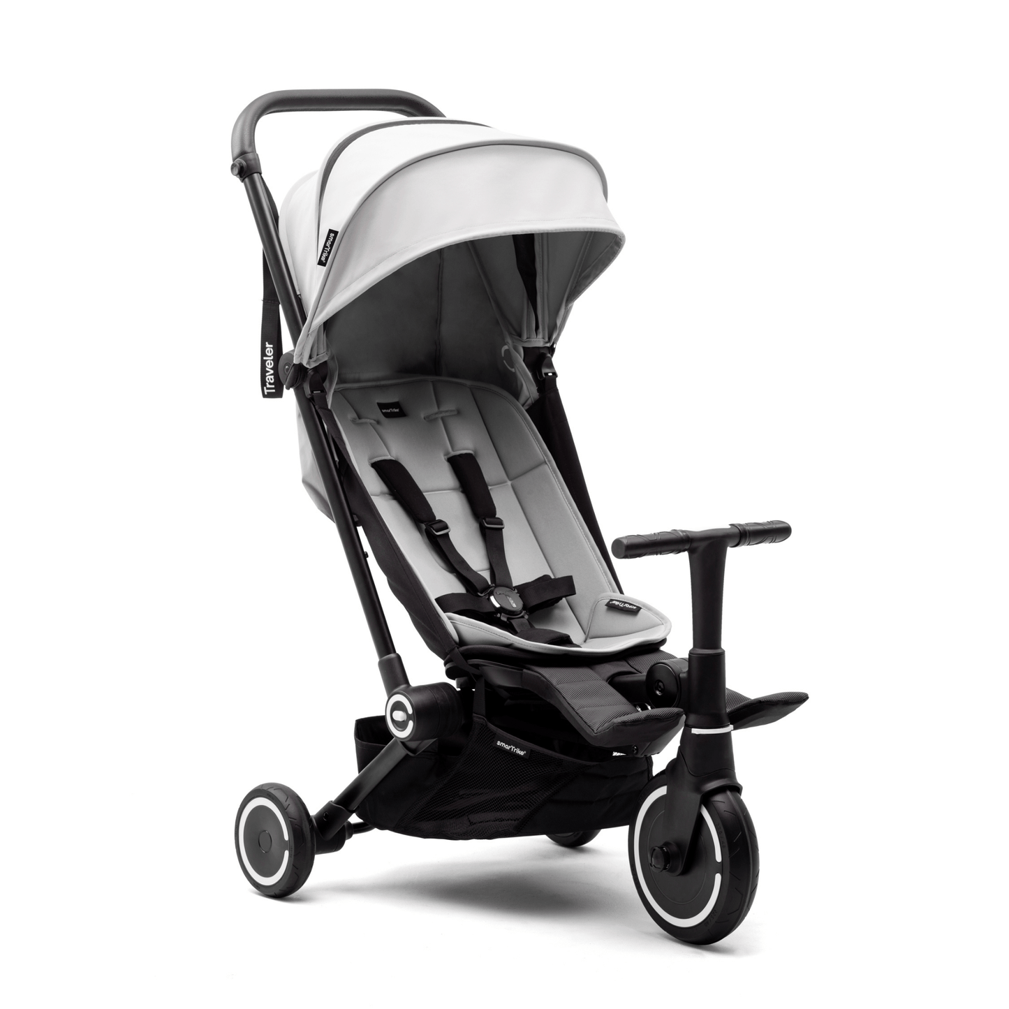 smarTrike-Stroller-with-handlebars-hood-up-front-facing-everest-grey