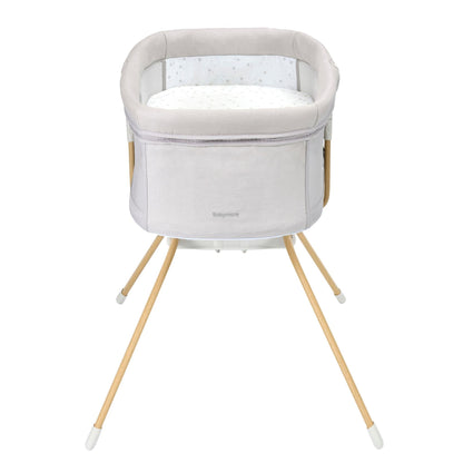 Babymore-Air-Motion-Crib-pale-grey-white-background-face-on-view