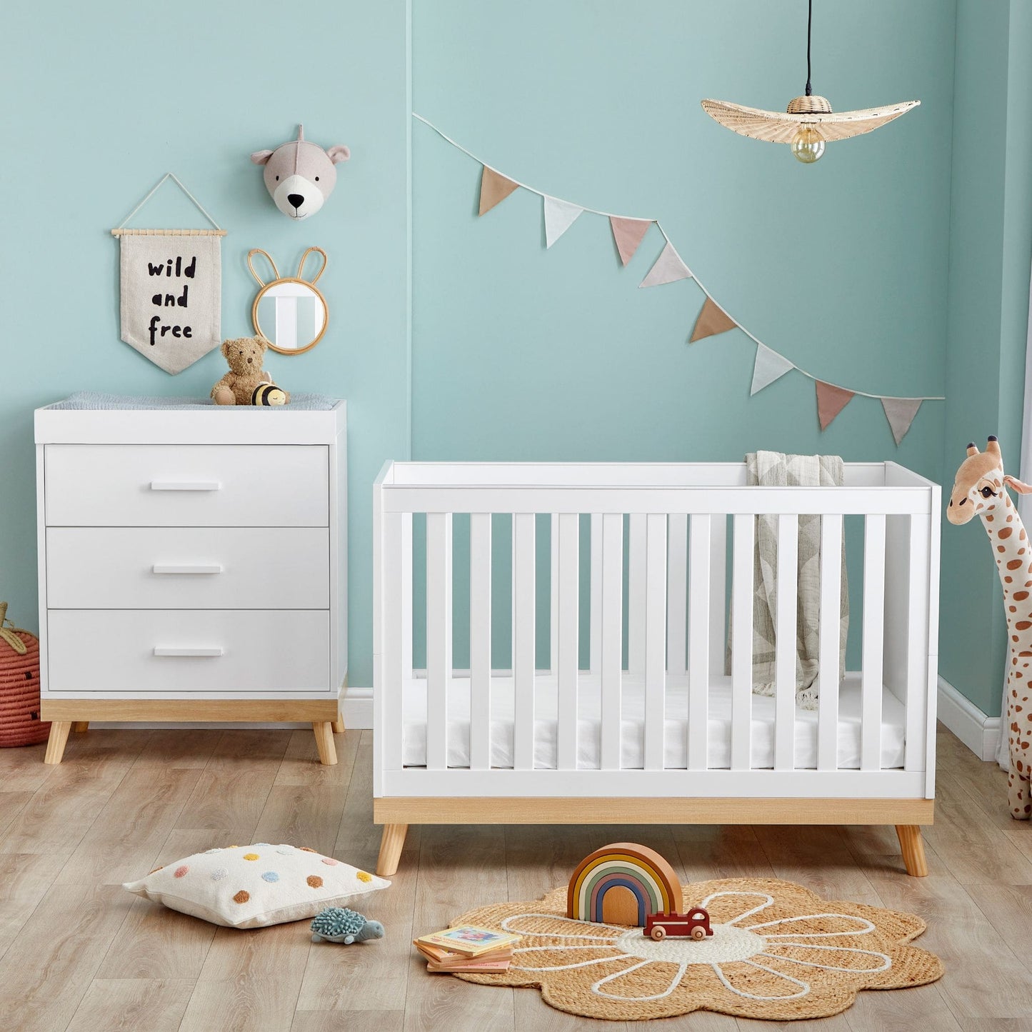 Babymore-Mona-Mini-2-piece-nursery-furniture-set-white2