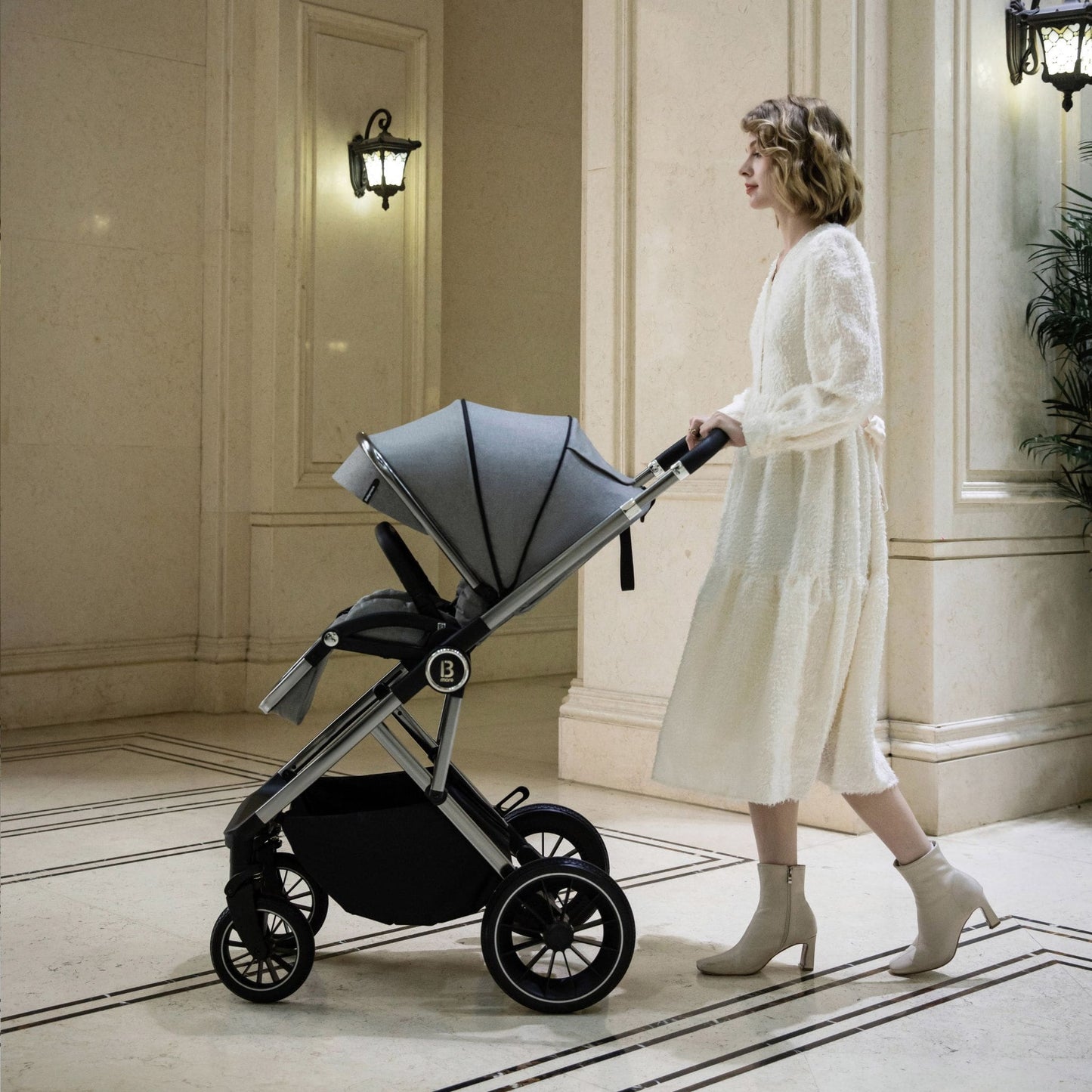 Babymore Chia 2-in-1 Pram pushchair