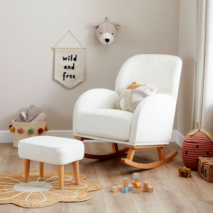 Babymore Freya Nursing Chair with footstool