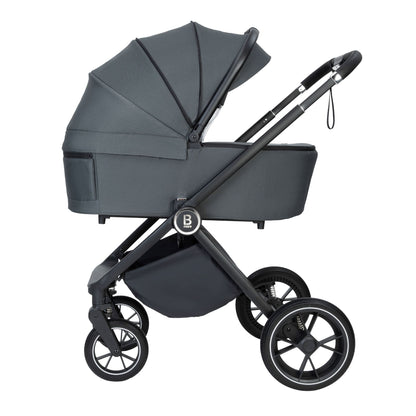 Babymore Kai 3-in-1 Travel System - Coco Car Seat forest grey