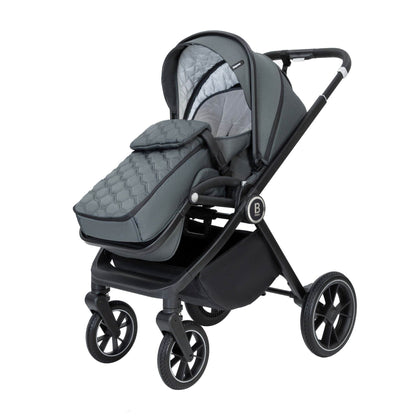 Babymore Kai 3-in-1 Travel System - Coco Car Seat forest grey
