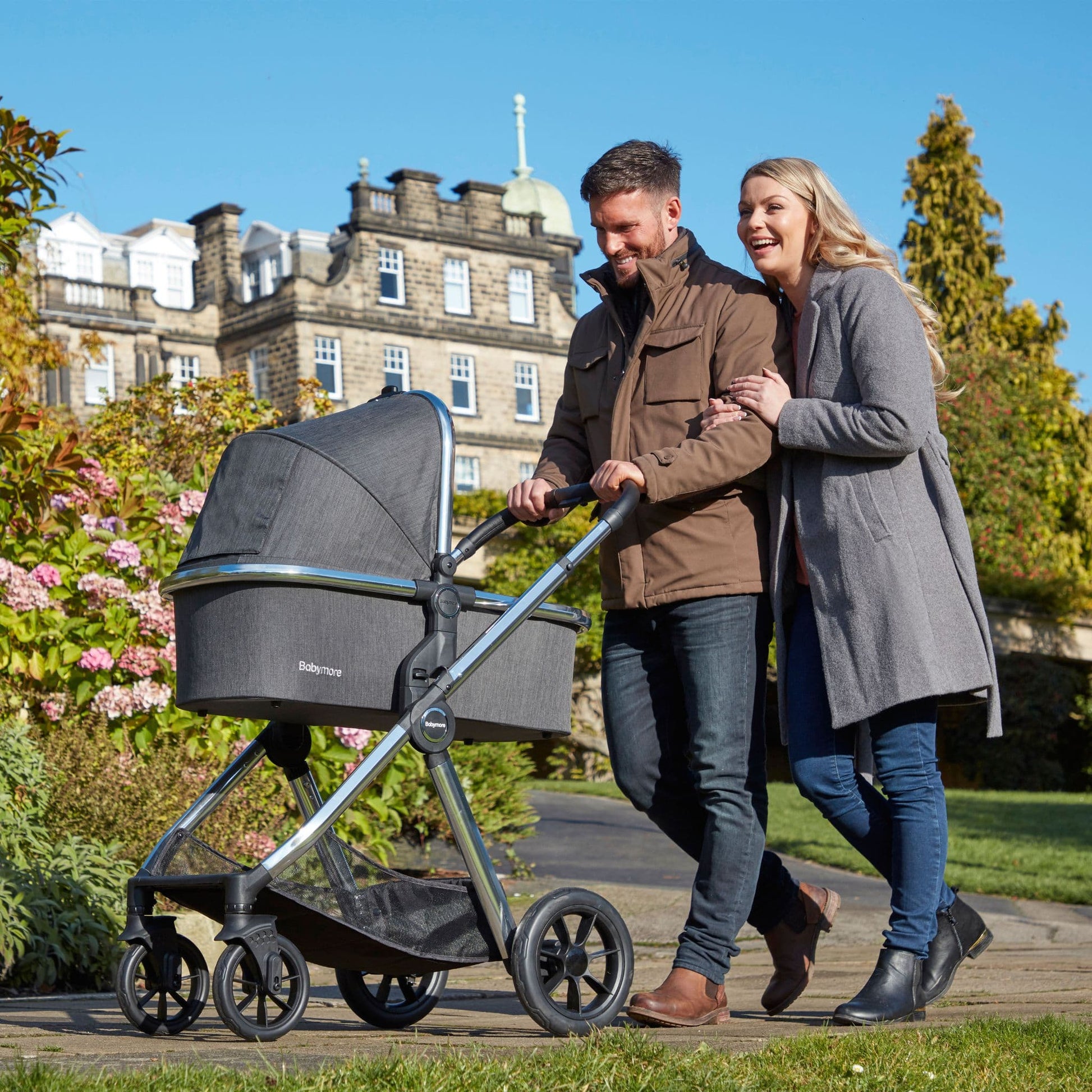 Babymore Memore V2 3-in-1 Travel System - Pecan Car Seat