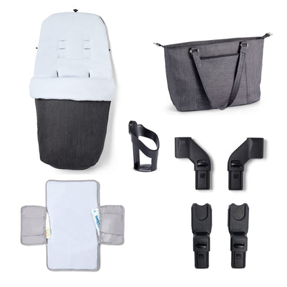 Babymore Memore V2 3-in-1 Travel System - Pecan Car Seat 