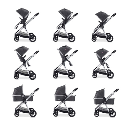 Babymore Memore V2 3-in-1 Travel System - Pecan Car Seat