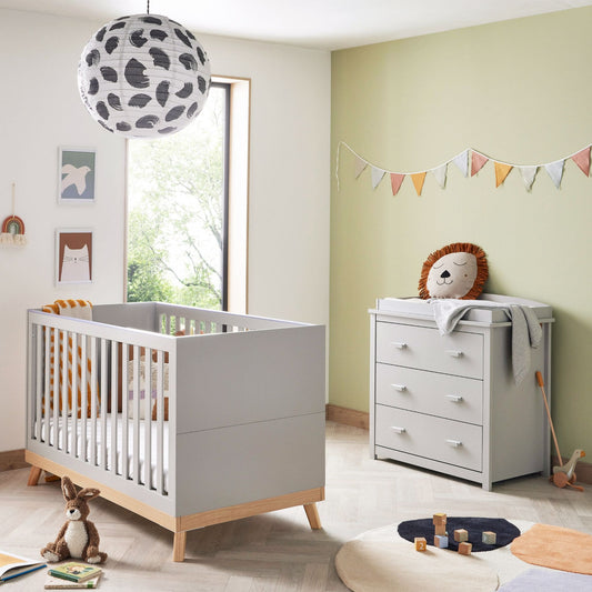 Babymore Mona Universal 2 piece Nursery Furniture set