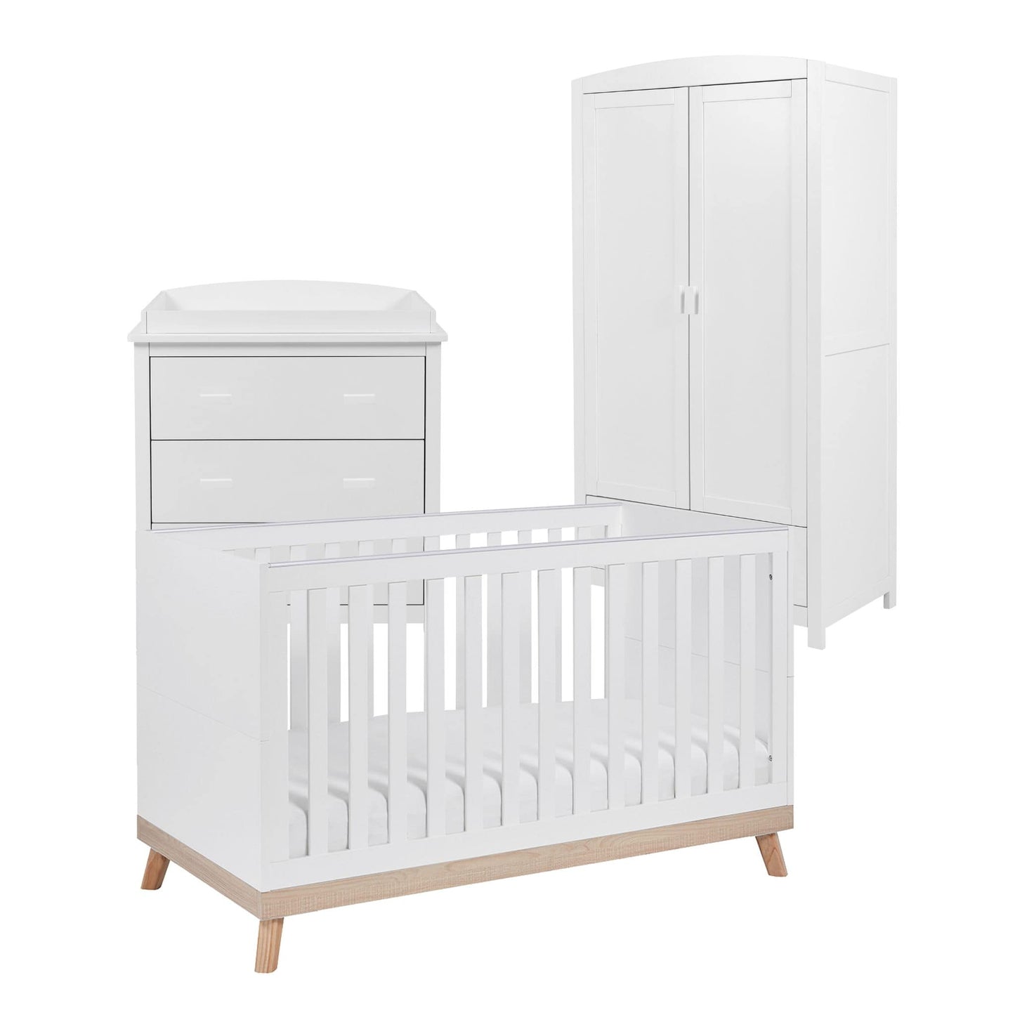 Babymore Mona Universal 3 piece Nursery Furniture set