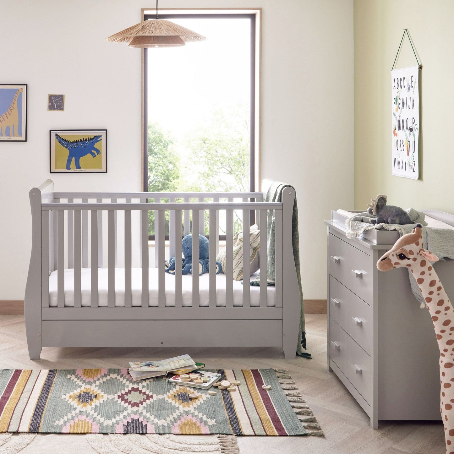 Babymore Stella 2 piece Nursery Furniture set