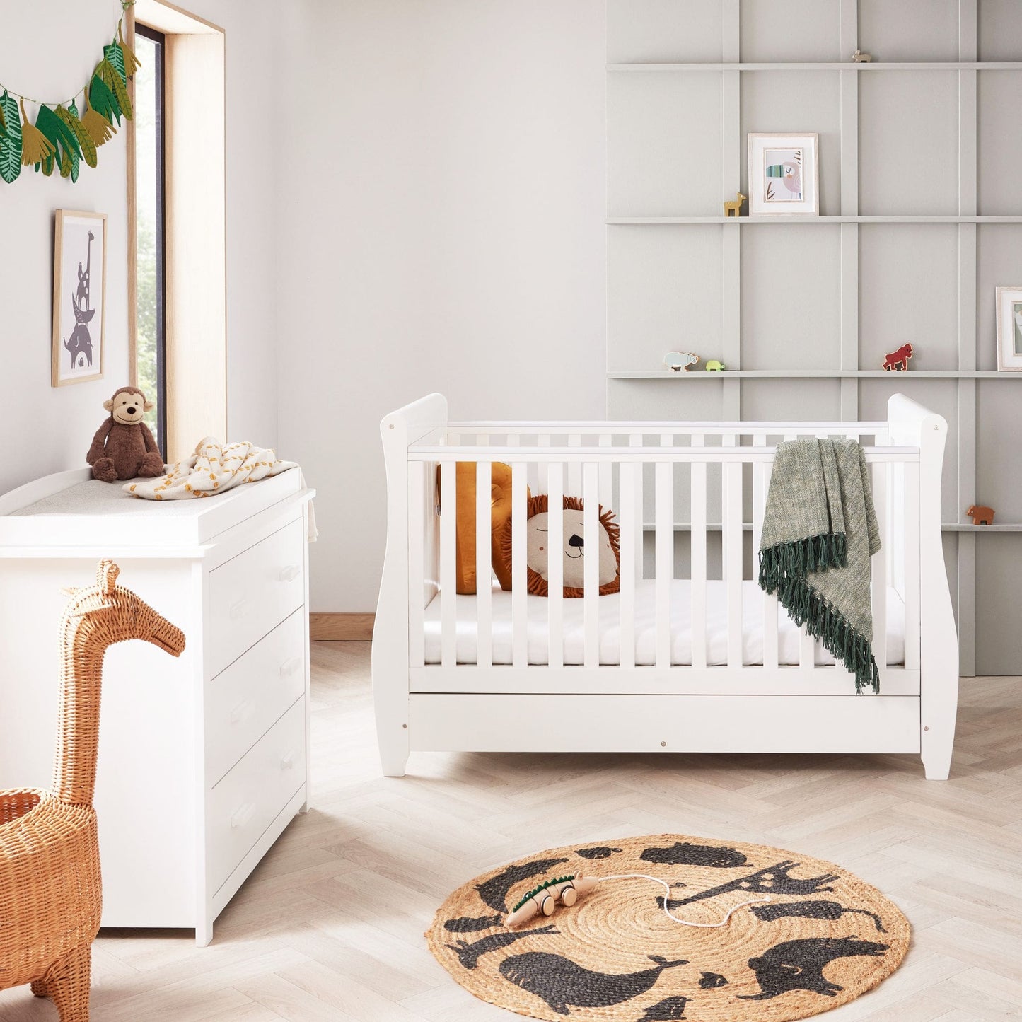 Babymore Stella 2 piece Nursery Furniture set