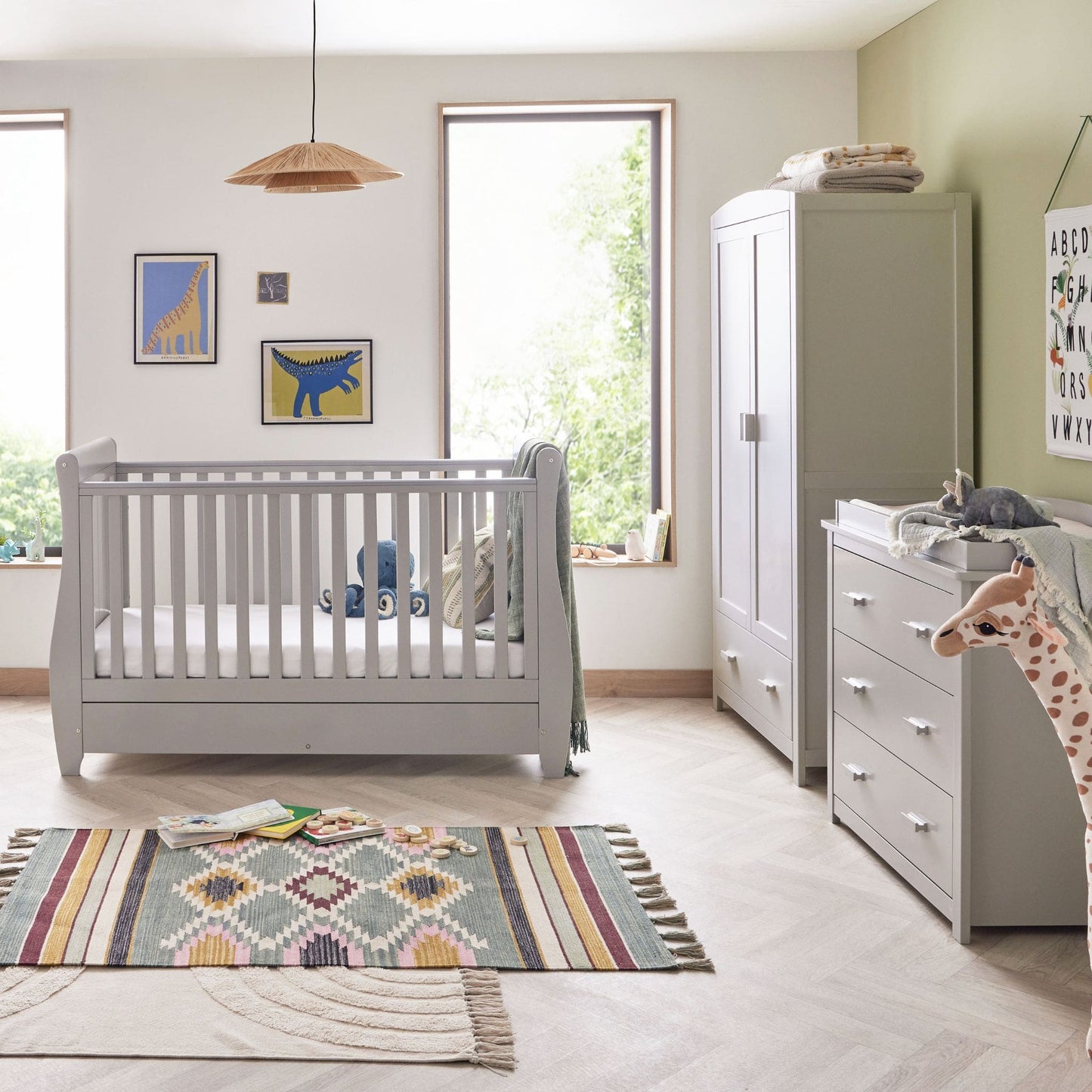 Babymore Stella 3 piece Nursery Furniture set 