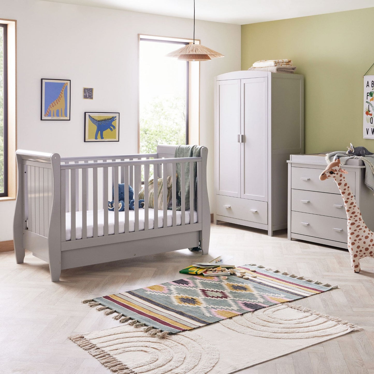 Babymore Stella 3 piece Nursery Furniture set 