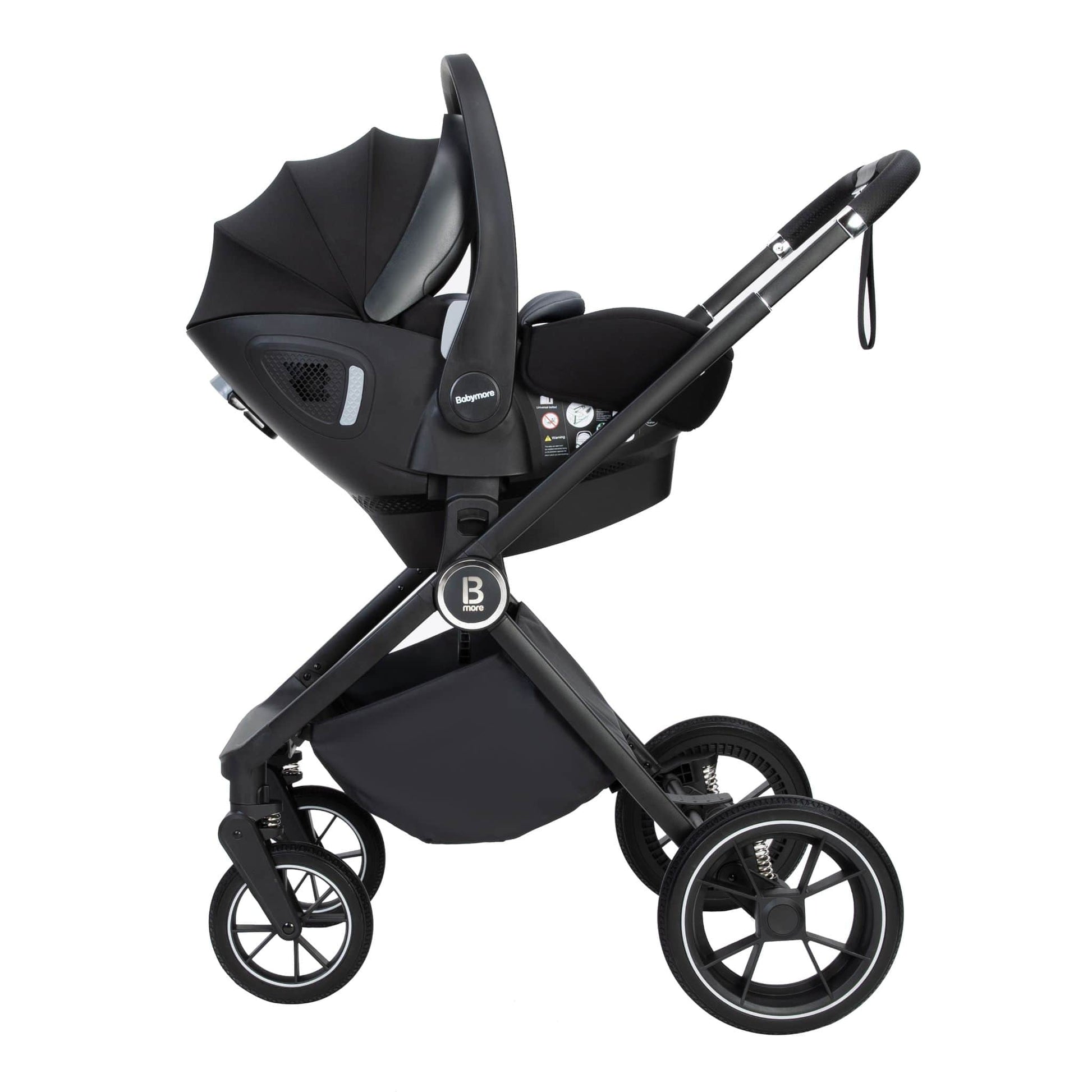 Babymore Kai 3-in-1 Travel System - Pecan Car Seat forest grey