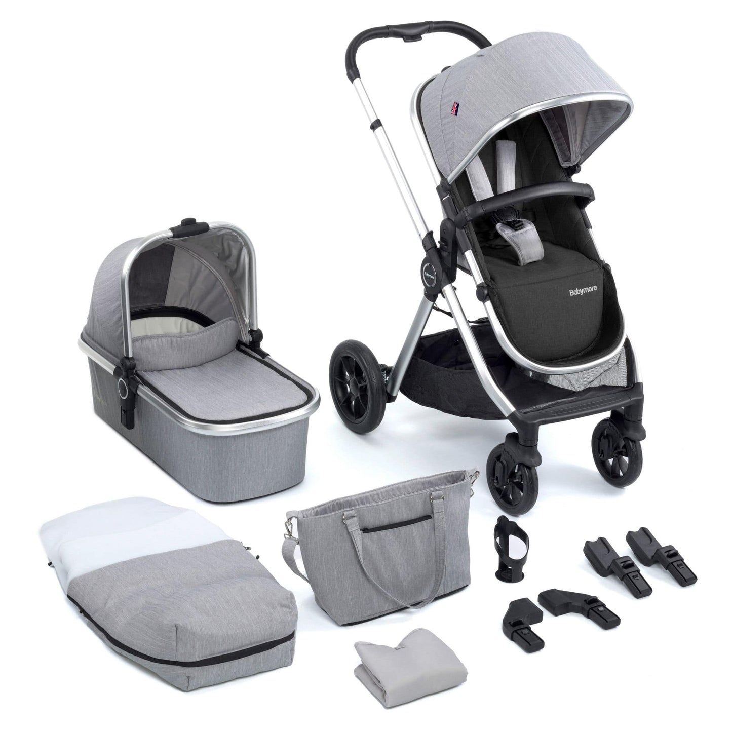 Babymore Memore V2 2-in-1 Pram pushchair