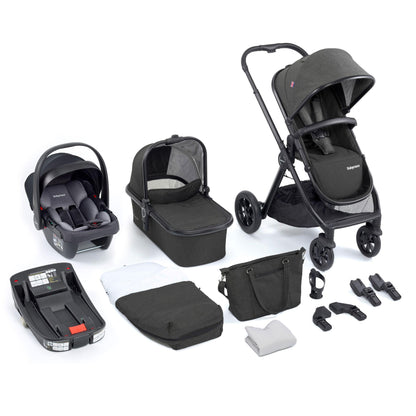 Babymore Memore V2 3-in-1 Travel System - Coco Car Seat black