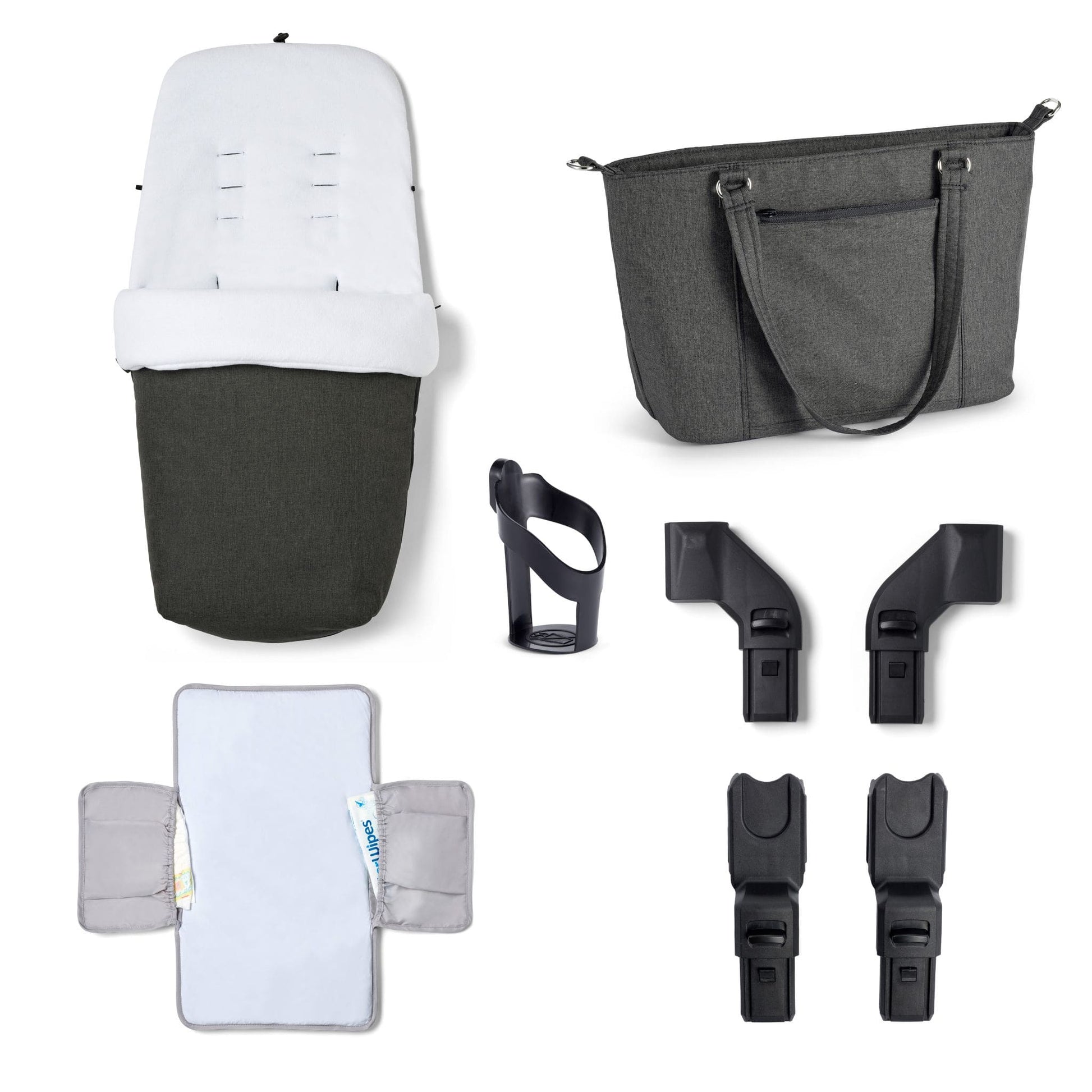 Babymore Memore V2 3-in-1 Travel System - Pecan i-Size Car Seat black