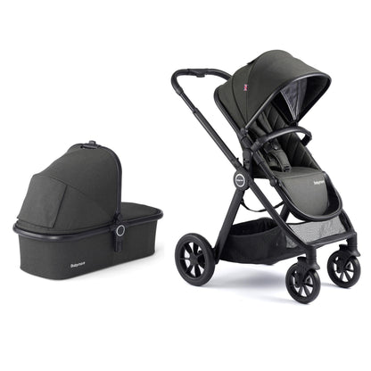 Babymore Memore V2 3-in-1 Travel System - Pecan i-Size Car Seat black