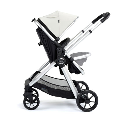 Babymore Mimi 3-in-1 Travel System - Pecan i-size Car Seat with ISOFIX base