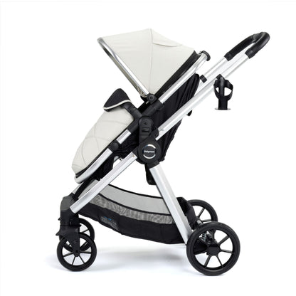 Babymore Mimi 3-in-1 Travel System - Pecan i-size Car Seat with ISOFIX base