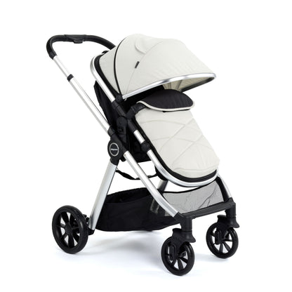 Babymore Mimi 3-in-1 Travel System - Pecan i-size Car Seat with ISOFIX base