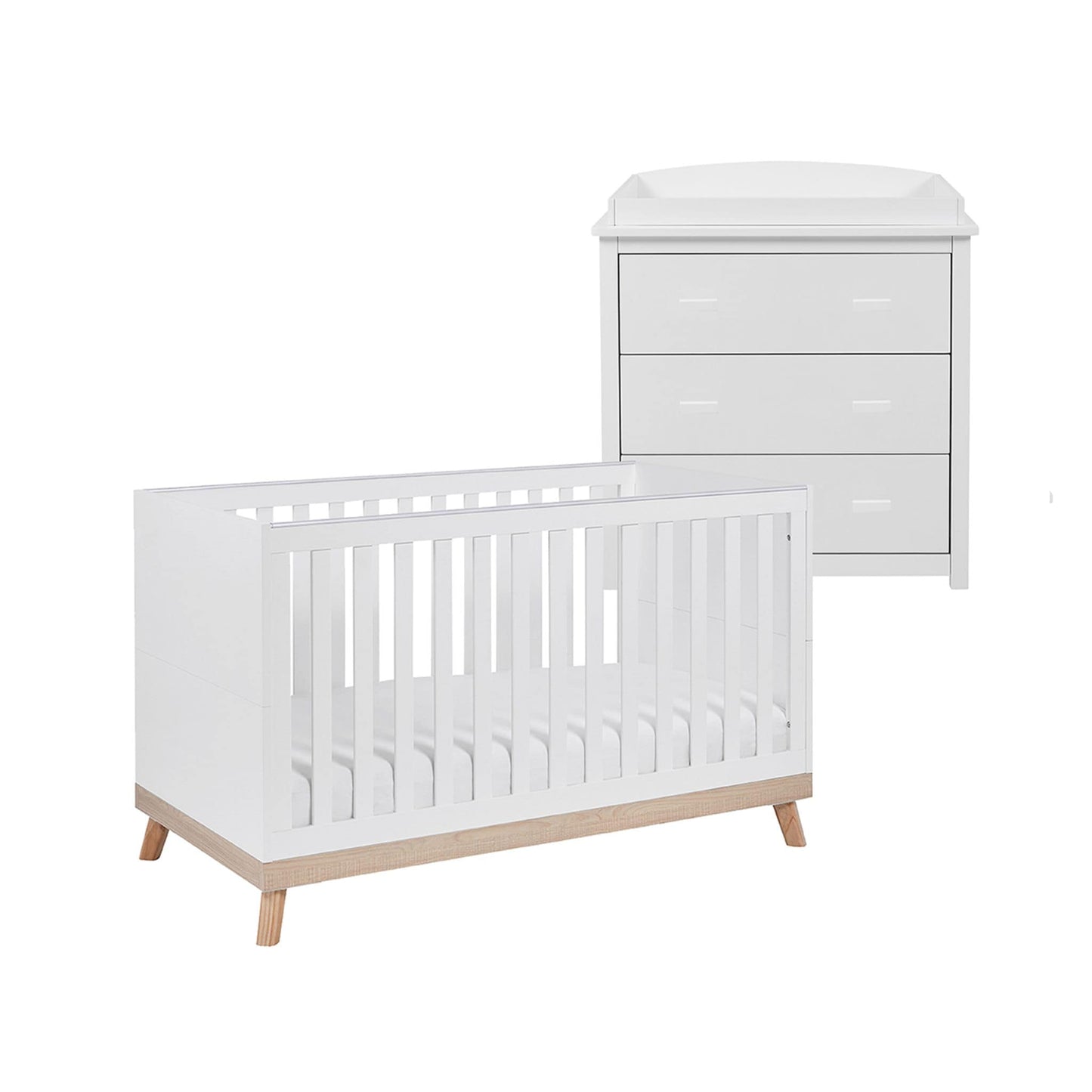 Babymore Mona Universal 2 piece Nursery Furniture set
