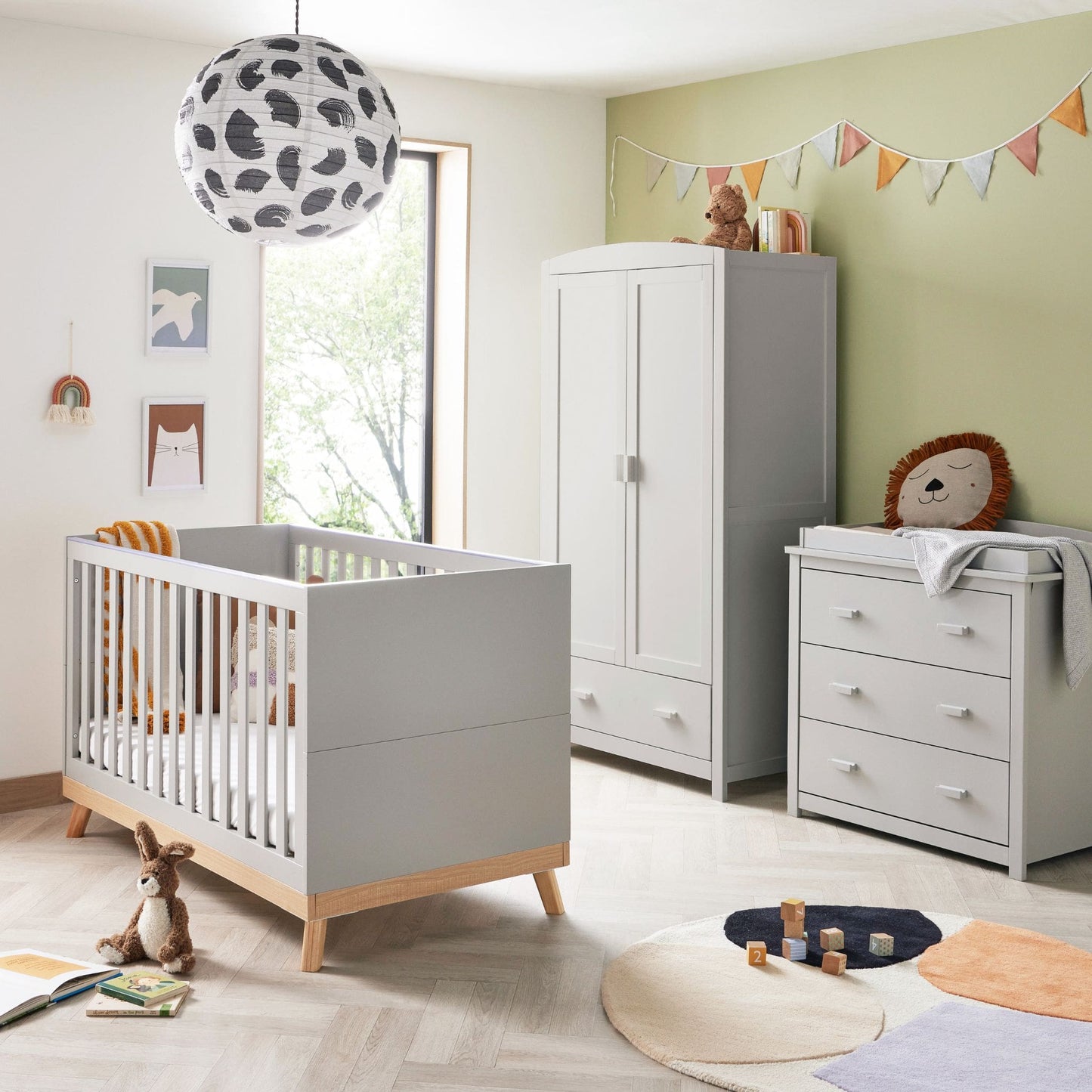 Babymore Mona Universal 3 piece Nursery Furniture set