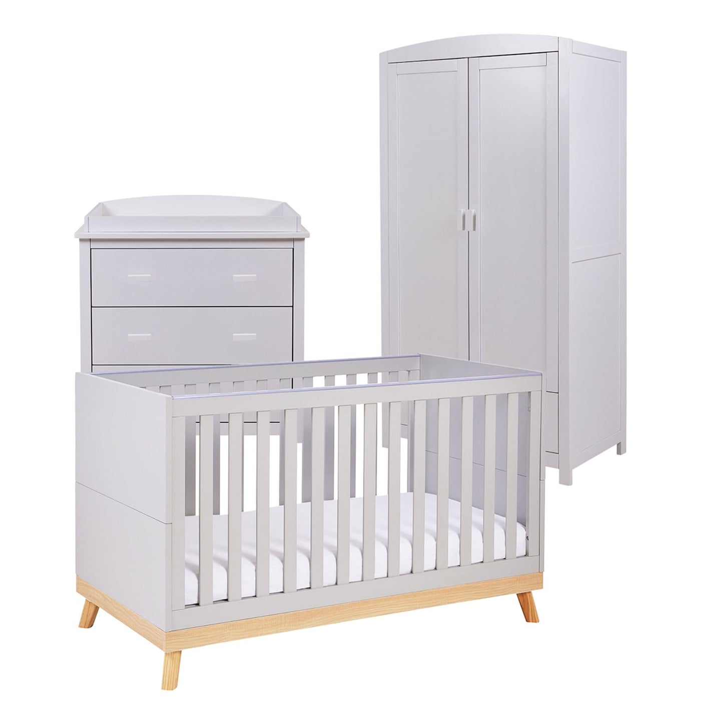 Babymore Mona Universal 3 piece Nursery Furniture set
